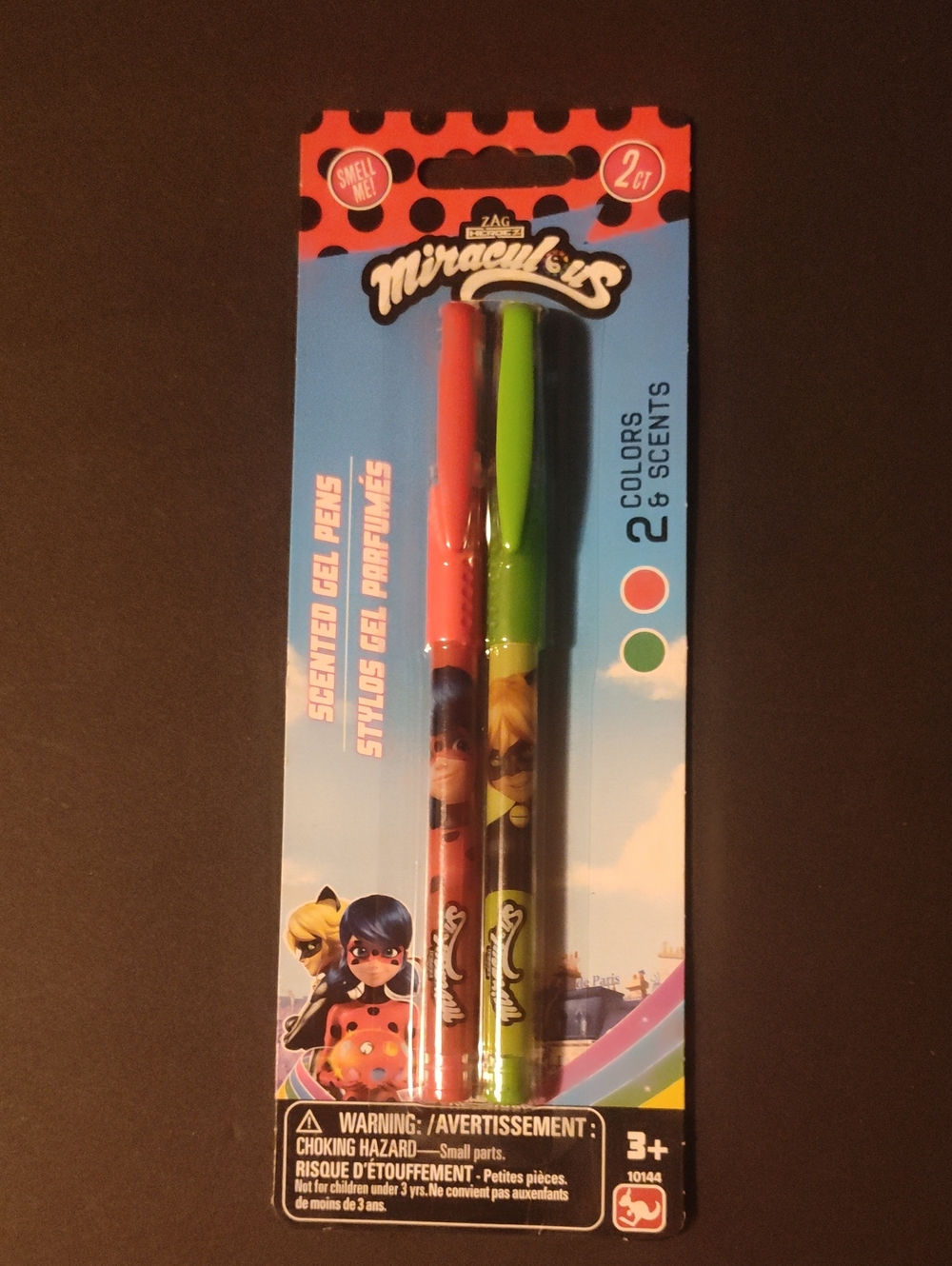 Miraculous Scented Gel Pens - Red & Green (2-Pack)